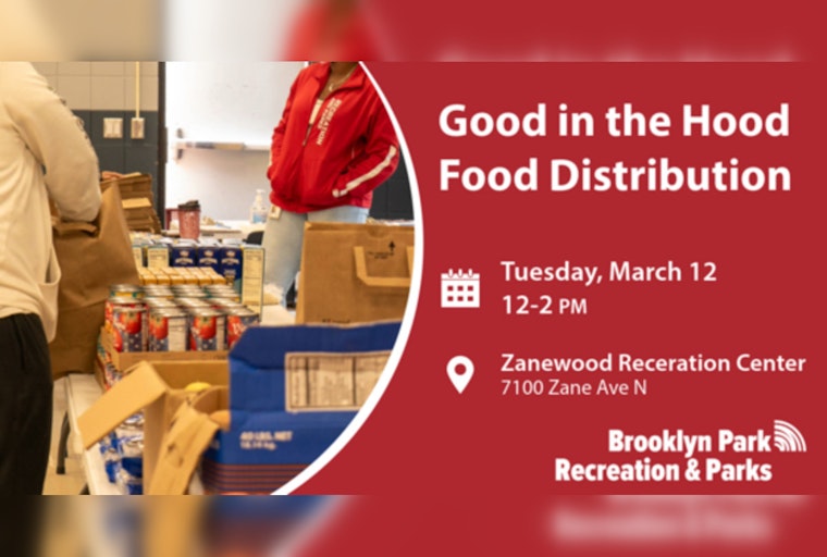 Brooklyn Park's March Madness Food Giveaways, Farmers Market Vendors Wanted, and Women's History Month Events