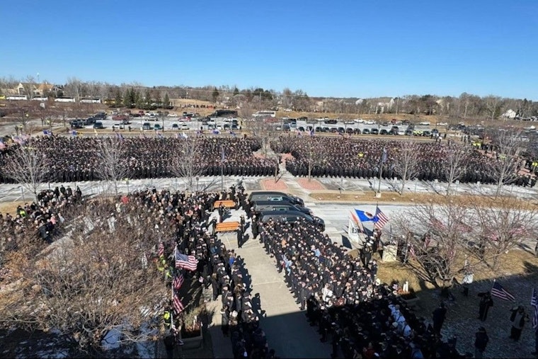 Brotherhood in Blue: Maple Grove Police and Fire Units Honor Burnsville's Fallen Heroes
