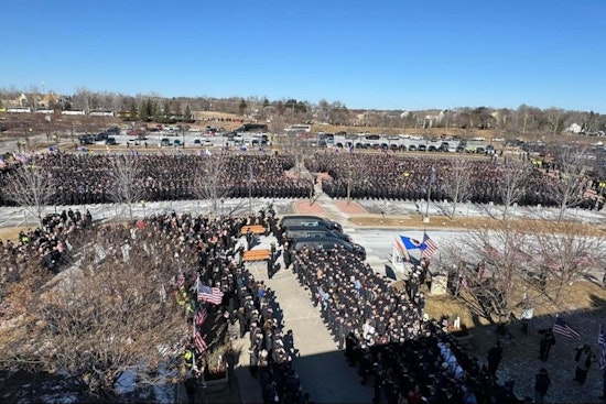 Brotherhood in Blue: Maple Grove Police and Fire Units Honor Burnsville's Fallen Heroes