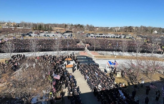 Brotherhood in Blue: Maple Grove Police and Fire Units Honor Burnsville's Fallen Heroes