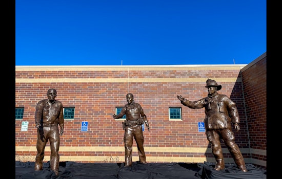 Burnsville Honors Public Safety Personnel with "Homage" Bronze Sculptures at City Hall