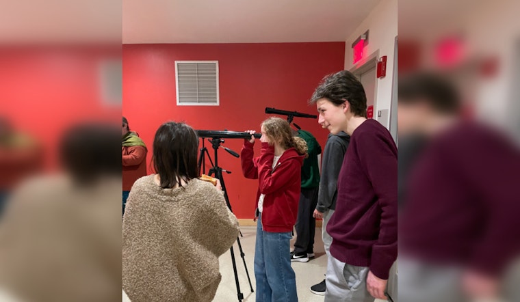 Cambridge Community Gathers for Educational Astronomy Night at Public Library Despite Cloudy Skies