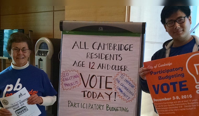 Cambridge Residents to Vote on Allocation of $2 Million in City’s Participatory Budgeting Cycle