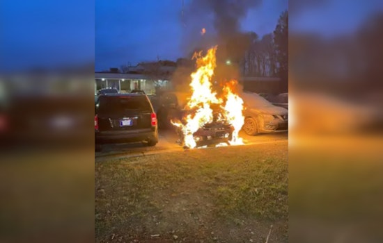 Car Fire at Sandy Springs' Woodland Elementary Extinguished Without Injuries Before School Hours