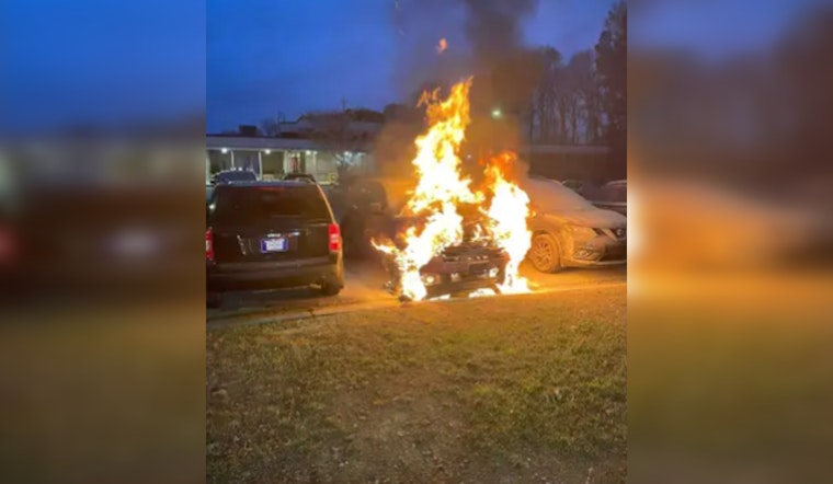 Car Fire at Sandy Springs' Woodland Elementary Extinguished Without Injuries Before School Hours