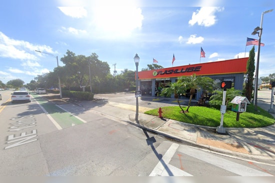 Car Found on Side Outside Business in Fort Lauderdale, No Injuries Reported