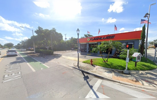Car Found on Side Outside Business in Fort Lauderdale, No Injuries Reported