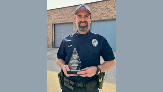 Carrollton Officer Clark Secures Second Place in Texas DPS Region 1 Inspector Challenge