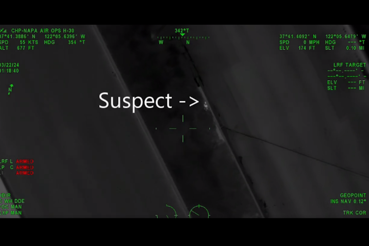 VIDEO: CHP Helicopter H-30 Assists in Arrest of Two Suspects in Dublin and Alameda County Chases