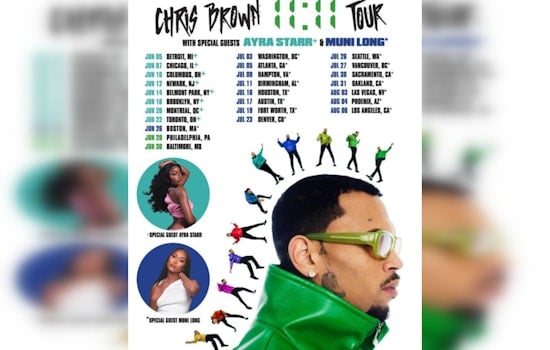 Chris Brown to Perform at Philadelphia's Wells Fargo Center Amidst a Career of Triumphs and Trials