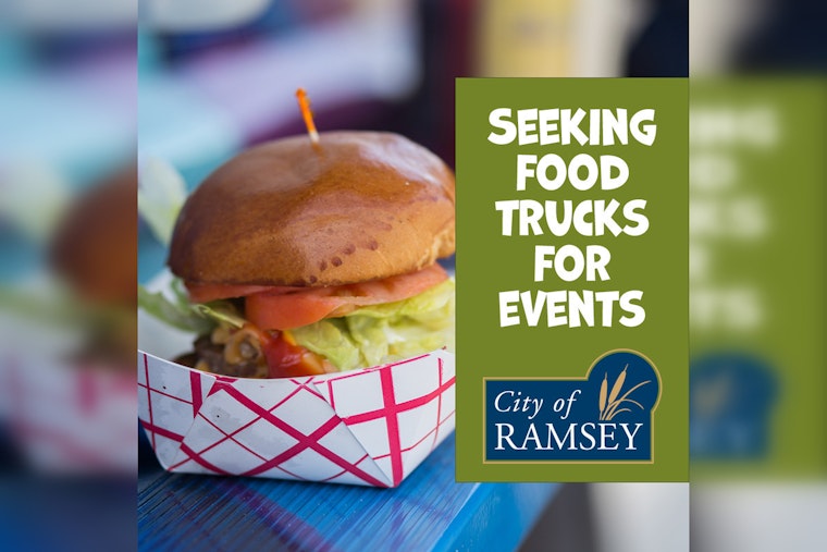 City of Ramsey Seeks Food Truck Vendors for Upcoming Community Events Series