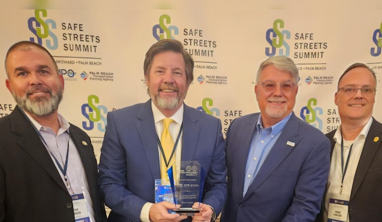 City of Sunrise Wins Complete Streets Community Award at Miami's Safe Streets Summit