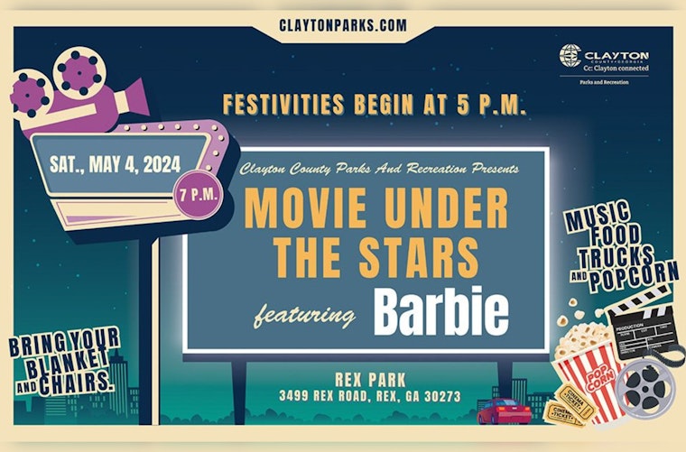 Clayton County Hosts Free 'Movie Under the Stars' Event Featuring 'The Barbie Movie'