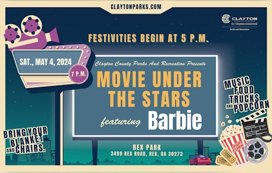 Clayton County Hosts Free 'Movie Under the Stars' Event Featuring 'The Barbie Movie'