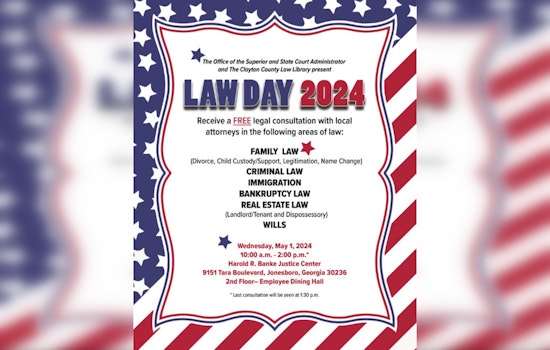 Clayton County Offers Free Legal Consultations on Law Day 2024 to Boost Access to Justice