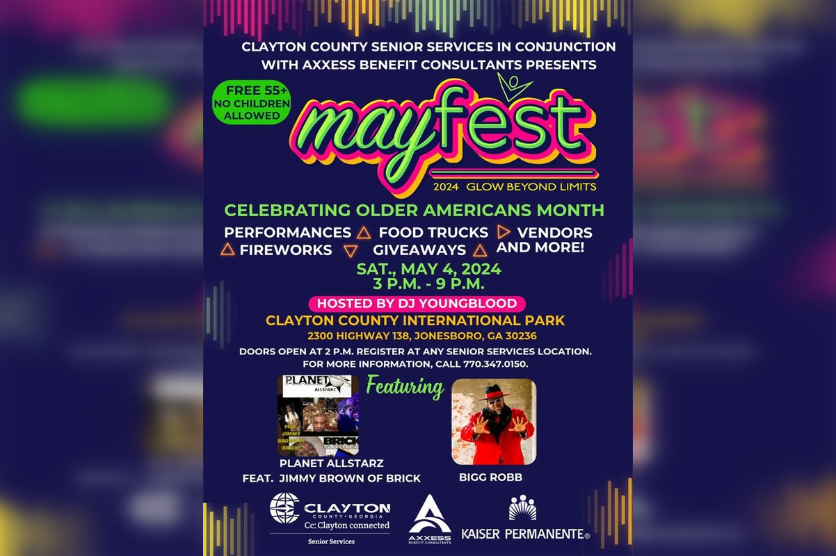 Clayton County's Mayfest 2024 to Sparkle with SeniorFocused 'Glow