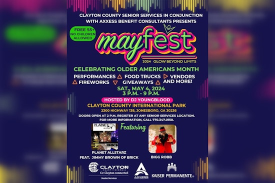Clayton County's Mayfest 2024 to Sparkle with Senior-Focused 'Glow Beyond Limits' Celebration