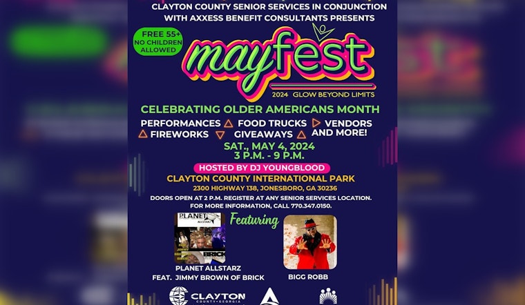 Clayton County's Mayfest 2024 to Sparkle with Senior-Focused 'Glow Beyond Limits' Celebration