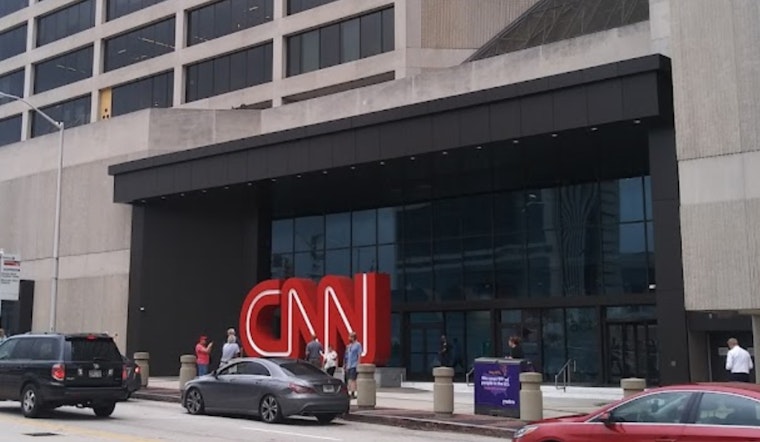 CNN's Iconic Sign Dismantled from Downtown Atlanta Ahead of Move to Midtown