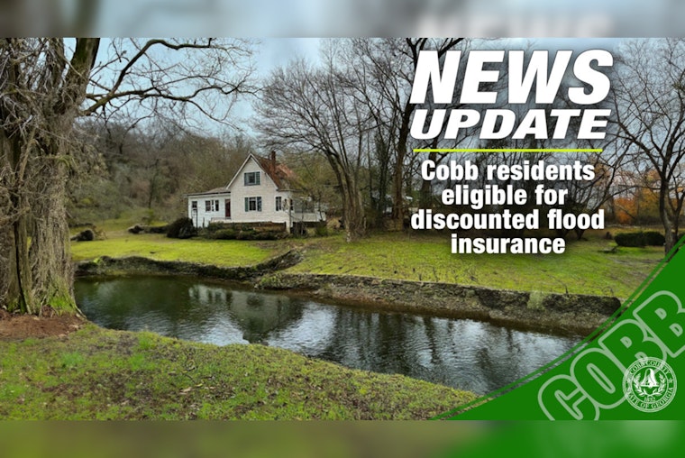 Cobb County Earns Enhanced NFIP Discount, Flood Insurance Premiums Drop for Residents