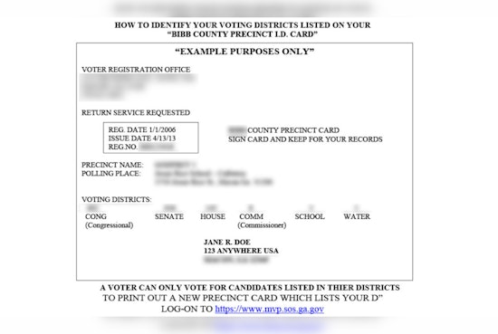 Cobb County Issues Corrected Voter Cards After Initial Mailing Error
