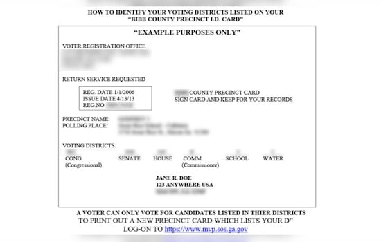 Cobb County Issues Corrected Voter Cards After Initial Mailing Error