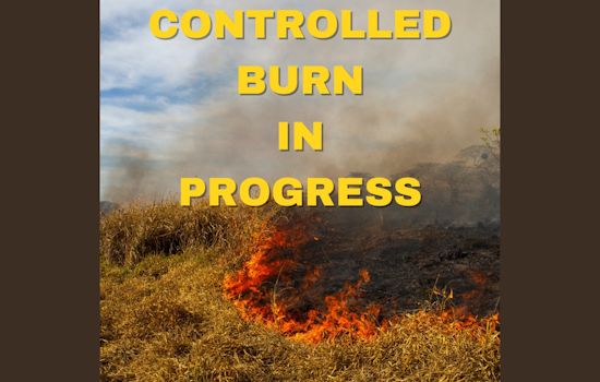 Controlled Burn Underway at Tayman Water Treatment Plant in Midlothian, Public Works Department Advises