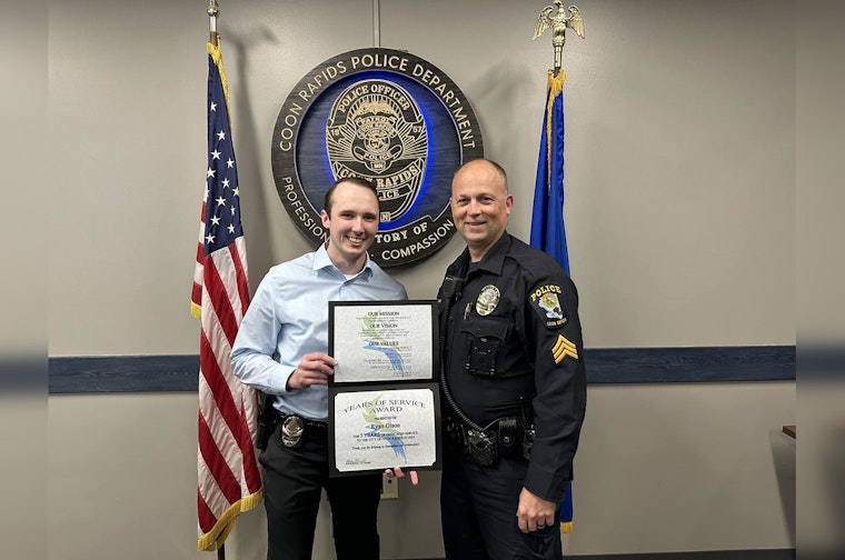 Coon Rapids Detective Celebrates 5 Years of Service and Dedication Both On and Off the Force