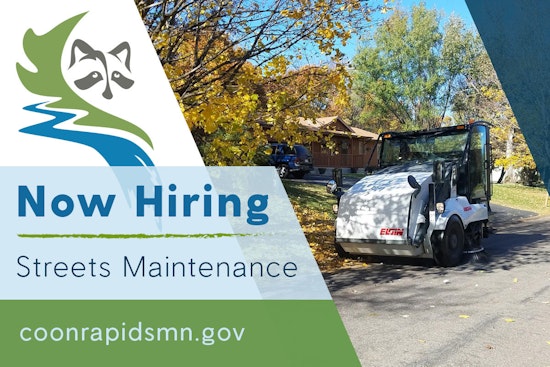 Coon Rapids Seeks Passionate Streets Maintenance Worker for Public Works Department