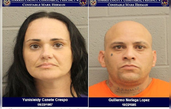 Couple Accused of Concealing Stolen Goods in Baby Stroller at Harris County Sunglass Hut
