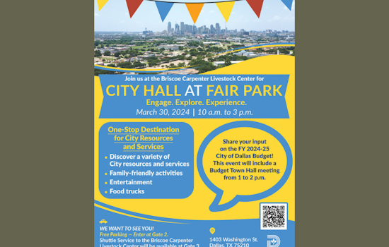 Dallas Residents Invited to City Hall at Fair Park for Civic Engagement and Resource Fair