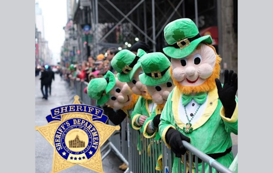 Dallas Sheriff's Office Joins in the Festivities at the Annual St. Patrick's Day Parade on Greenville Avenue
