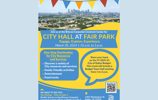 Dallas to Host "City Hall at Fair Park" Fiesta with Jazz, Food Trucks, and Civic Engagement on March 30