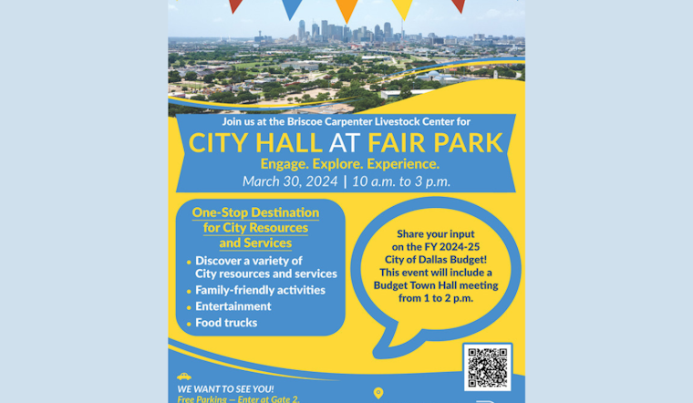 Dallas to Host "City Hall at Fair Park" Fiesta with Jazz, Food Trucks, and Civic Engagement on March 30
