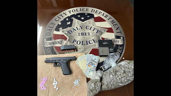 Daly City Police Discover Unregistered Gun and Evidence of Drug Sales in Traffic Stop, Suspect Faces Felony Charges