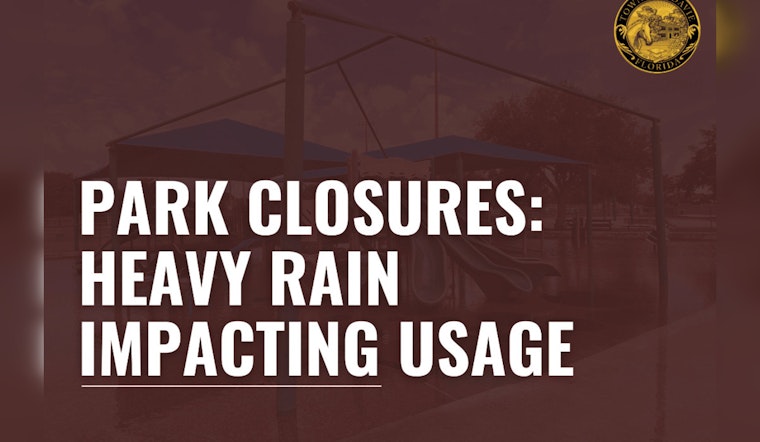 Davie Closes Parts of Sports Complex and Trail Following Severe Weather, Urges Caution Around Floodwaters