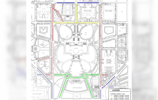 DC Prepares for Traffic Detours Ahead of President Biden's State of the Union Address