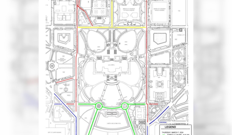 DC Prepares for Traffic Detours Ahead of President Biden's State of the Union Address