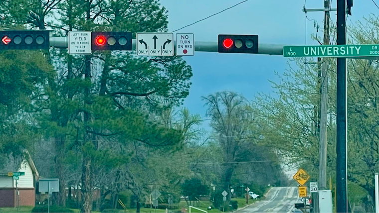 Denton Police Unveil "No Right Turn on Red" Signs to Increase Safety on University Drive