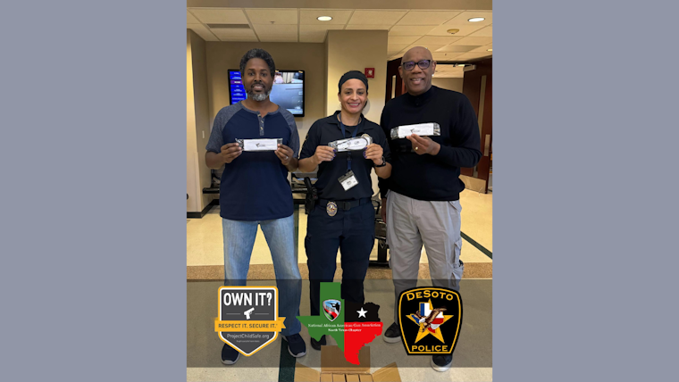 DeSoto Police Collaborates with National Gun Associations to Offer Free Gun Locks for Safer Home Environments