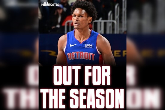 Detroit Pistons' Ausar Thompson, Isaiah Stewart Out for Season Due to Health Setbacks