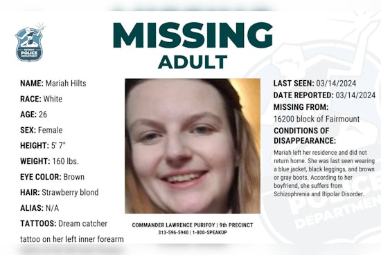 Detroit Police Seek Help to Find Missing Woman with Medical Conditions