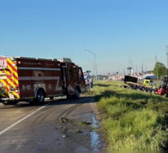 Diesel Spill from 18-Wheeler Crash Leads to Major Clean-Up on US-90 in Crosby, Texas