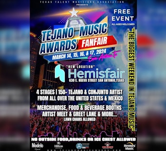 Downtown San Antonio to Resonate with Tejano Music Awards Fan Fair at Hemisfair