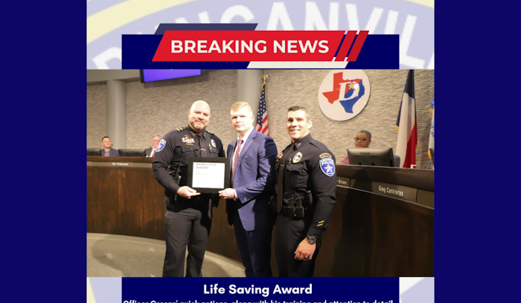 Duncanville Hero Cop Awarded for Quick Action in Opioid Overdose Save