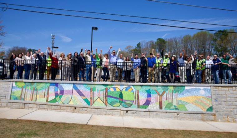Dunwoody Unveils Colorful Mosaic "The Landscape of Dunwoody" on Womack Road