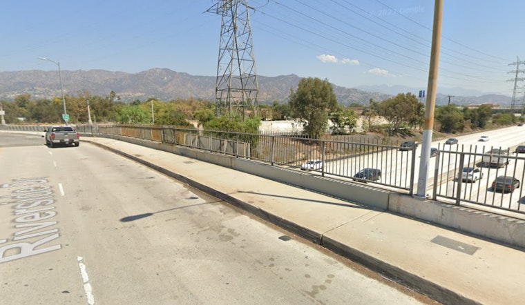 Duo Miraculously Survives as Tesla Plummets from Overpass, Ignites on L.A.'s 134 Freeway