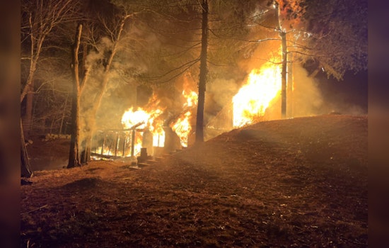 Early Morning Blaze Destroys Norwell Home; Two Displaced, Cause Under Investigation