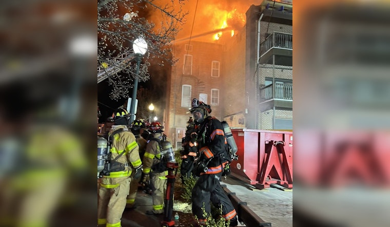 Early Morning Blaze Ravages Monroe Apartment Building, Displaces Residents and Damages Adjacent Business