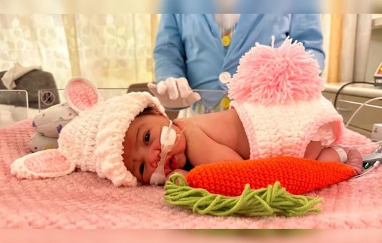 Easter Bunny Brings Springtime Cheer to Newborns at St. David's NICU in Round Rock